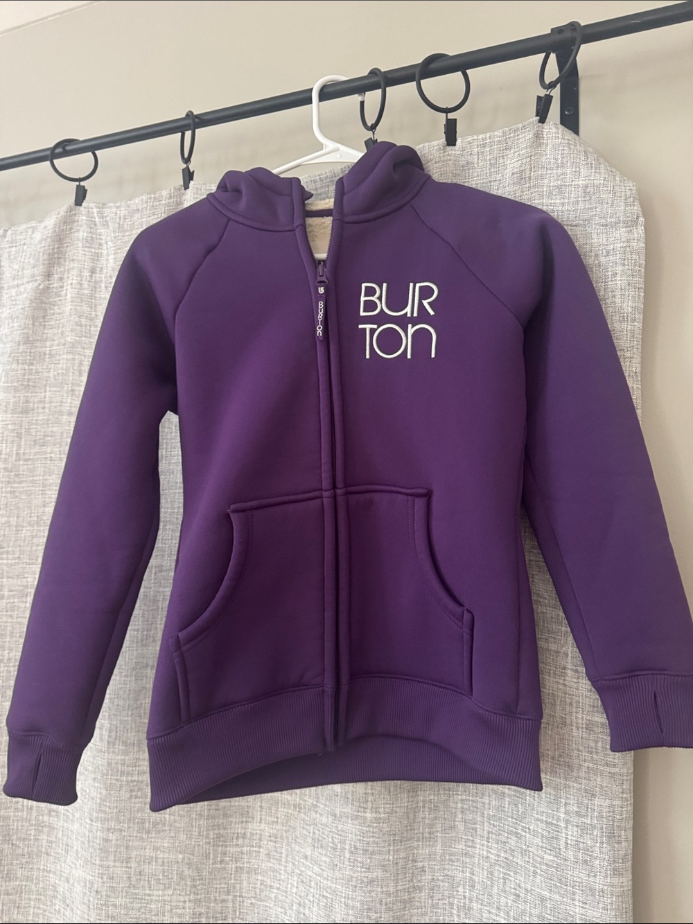 Burton Purple Zip-Up Hoodie for Kids